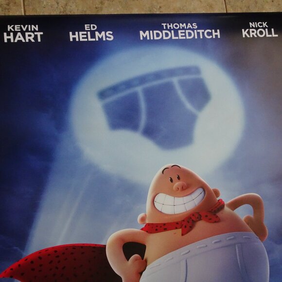 CAPTAIN UNDERPANTS THE FIRST EPIC MOVIE - MOVIE POSTER - ADVANCE - WITH CREDITS - Picture 3 of 4